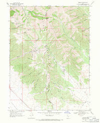 Mercur Utah Historical topographic map, 1:24000 scale, 7.5 X 7.5 Minute, Year 1968