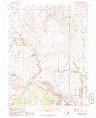 Merrimac Butte Utah Historical topographic map, 1:24000 scale, 7.5 X 7.5 Minute, Year 1985