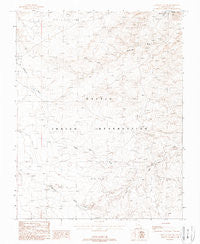 Mexican Hat SW Utah Historical topographic map, 1:24000 scale, 7.5 X 7.5 Minute, Year 1988