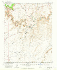 Mexican Hat Utah Historical topographic map, 1:62500 scale, 15 X 15 Minute, Year 1963