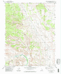 Mexican Mountain Utah Historical topographic map, 1:24000 scale, 7.5 X 7.5 Minute, Year 1983