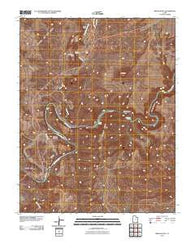 Mexican Hat Utah Historical topographic map, 1:24000 scale, 7.5 X 7.5 Minute, Year 2011