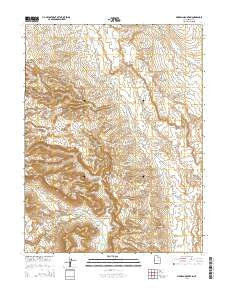 Mexican Mountain Utah Current topographic map, 1:24000 scale, 7.5 X 7.5 Minute, Year 2014