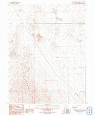 Middle Range North Utah Historical topographic map, 1:24000 scale, 7.5 X 7.5 Minute, Year 1991