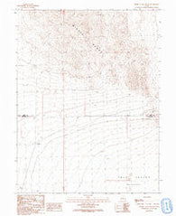 Middle Range South Utah Historical topographic map, 1:24000 scale, 7.5 X 7.5 Minute, Year 1991