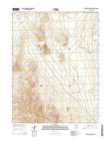 Middle Range North Utah Current topographic map, 1:24000 scale, 7.5 X 7.5 Minute, Year 2014