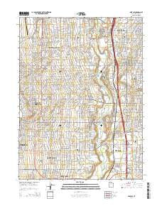Midvale Utah Current topographic map, 1:24000 scale, 7.5 X 7.5 Minute, Year 2014