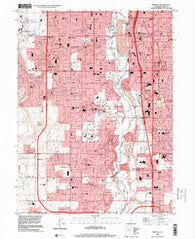 Midvale Utah Historical topographic map, 1:24000 scale, 7.5 X 7.5 Minute, Year 1999