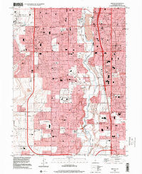 Midvale Utah Historical topographic map, 1:24000 scale, 7.5 X 7.5 Minute, Year 1999