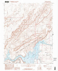 Mikes Mesa Utah Historical topographic map, 1:24000 scale, 7.5 X 7.5 Minute, Year 1987