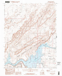 Mikes Mesa Utah Historical topographic map, 1:24000 scale, 7.5 X 7.5 Minute, Year 1987