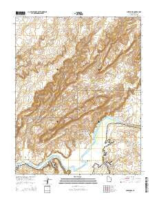 Mikes Mesa Utah Current topographic map, 1:24000 scale, 7.5 X 7.5 Minute, Year 2014