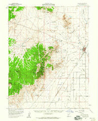 Milford Utah Historical topographic map, 1:62500 scale, 15 X 15 Minute, Year 1958