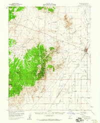Milford Utah Historical topographic map, 1:62500 scale, 15 X 15 Minute, Year 1958