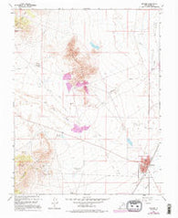 Milford Utah Historical topographic map, 1:24000 scale, 7.5 X 7.5 Minute, Year 1958