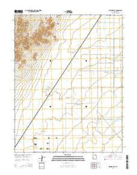 Milford Flat Utah Current topographic map, 1:24000 scale, 7.5 X 7.5 Minute, Year 2014