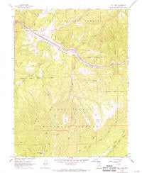 Mill Fork Utah Historical topographic map, 1:24000 scale, 7.5 X 7.5 Minute, Year 1967