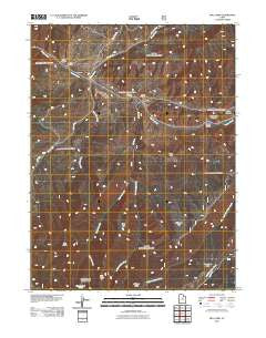 Mill Fork Utah Historical topographic map, 1:24000 scale, 7.5 X 7.5 Minute, Year 2011