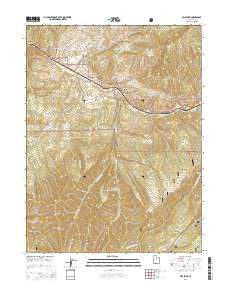 Mill Fork Utah Current topographic map, 1:24000 scale, 7.5 X 7.5 Minute, Year 2014