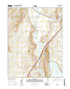 Mills Utah Current topographic map, 1:24000 scale, 7.5 X 7.5 Minute, Year 2014