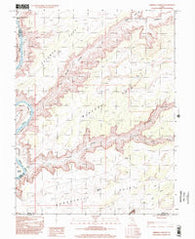 Mineral Canyon Utah Historical topographic map, 1:24000 scale, 7.5 X 7.5 Minute, Year 1996