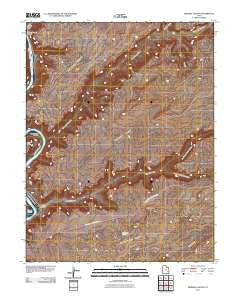 Mineral Canyon Utah Historical topographic map, 1:24000 scale, 7.5 X 7.5 Minute, Year 2011