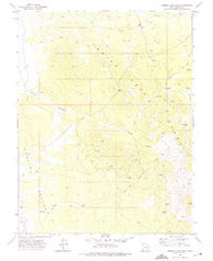 Miners Cabin Wash Utah Historical topographic map, 1:24000 scale, 7.5 X 7.5 Minute, Year 1972