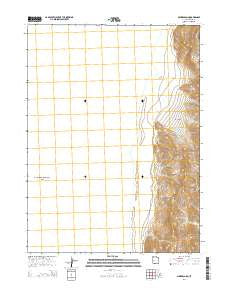 Miners Basin Utah Current topographic map, 1:24000 scale, 7.5 X 7.5 Minute, Year 2014