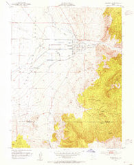 Minersville Utah Historical topographic map, 1:24000 scale, 7.5 X 7.5 Minute, Year 1953