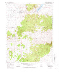 Minersville Utah Historical topographic map, 1:62500 scale, 15 X 15 Minute, Year 1958