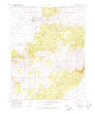 Minersville Utah Historical topographic map, 1:62500 scale, 15 X 15 Minute, Year 1958