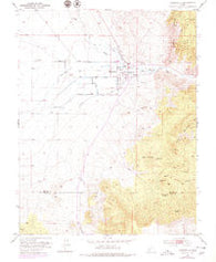 Minersville Utah Historical topographic map, 1:24000 scale, 7.5 X 7.5 Minute, Year 1953