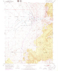 Minersville Utah Historical topographic map, 1:24000 scale, 7.5 X 7.5 Minute, Year 1953