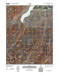 Minersville Reservoir Utah Historical topographic map, 1:24000 scale, 7.5 X 7.5 Minute, Year 2010