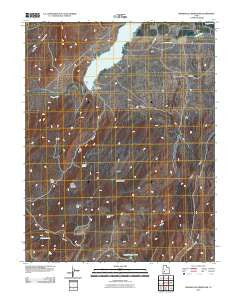 Minersville Reservoir Utah Historical topographic map, 1:24000 scale, 7.5 X 7.5 Minute, Year 2010