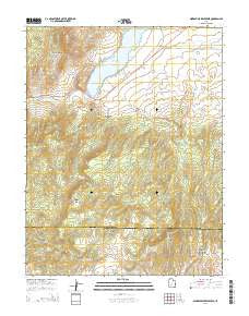 Minersville Reservoir Utah Current topographic map, 1:24000 scale, 7.5 X 7.5 Minute, Year 2014