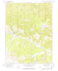 Minnie Maud Creek East Utah Historical topographic map, 1:24000 scale, 7.5 X 7.5 Minute, Year 1969