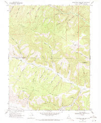 Minnie Maud Creek East Utah Historical topographic map, 1:24000 scale, 7.5 X 7.5 Minute, Year 1969