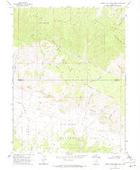 Minnie Maud Creek West Utah Historical topographic map, 1:24000 scale, 7.5 X 7.5 Minute, Year 1969