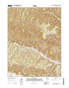 Minnie Maud Creek East Utah Current topographic map, 1:24000 scale, 7.5 X 7.5 Minute, Year 2014