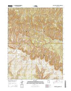 Minnie Maud Creek West Utah Current topographic map, 1:24000 scale, 7.5 X 7.5 Minute, Year 2014