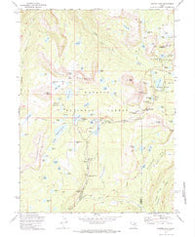 Mirror Lake Utah Historical topographic map, 1:24000 scale, 7.5 X 7.5 Minute, Year 1972