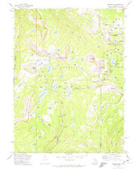 Mirror Lake Utah Historical topographic map, 1:24000 scale, 7.5 X 7.5 Minute, Year 1972