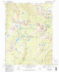 Mirror Lake Utah Historical topographic map, 1:24000 scale, 7.5 X 7.5 Minute, Year 1991