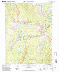 Mirror Lake Utah Historical topographic map, 1:24000 scale, 7.5 X 7.5 Minute, Year 1998