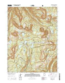 Mirror Lake Utah Current topographic map, 1:24000 scale, 7.5 X 7.5 Minute, Year 2014