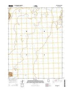 Miry Wash Utah Current topographic map, 1:24000 scale, 7.5 X 7.5 Minute, Year 2014
