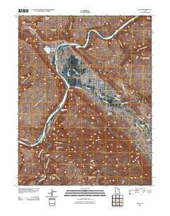 Moab Utah Historical topographic map, 1:24000 scale, 7.5 X 7.5 Minute, Year 2011