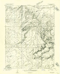 Moab 3 NE Utah Historical topographic map, 1:24000 scale, 7.5 X 7.5 Minute, Year 1952