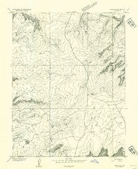 Moab 3 SE Utah Historical topographic map, 1:24000 scale, 7.5 X 7.5 Minute, Year 1952